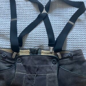 Vintage Lederhosen shorts with suspenders